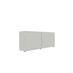 Schiebetürenschrank, B 1600 Mm, 2 OH, Silber