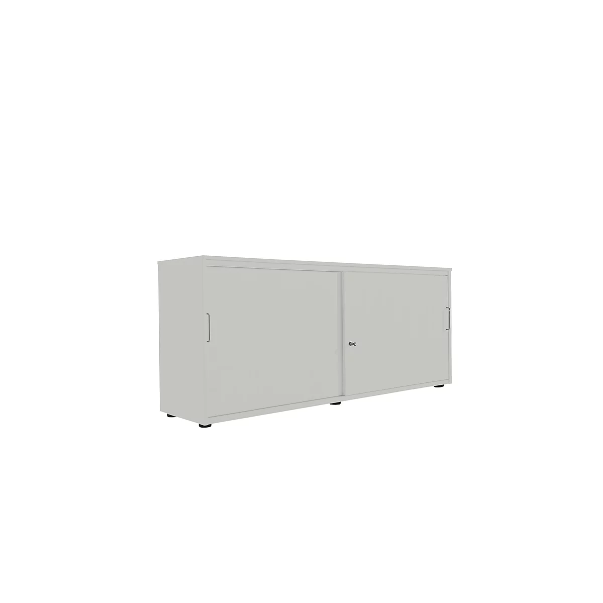 Schiebetürenschrank, B 1600 Mm, 2 OH, Silber 1 Schiebetürenschrank, B 1600 Mm, 2 OH, Silber