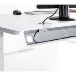 Schreibtisch, Elektrisch Höhenverstellbar, T-Fuß, B 1600 X T 800 X H 645-1290 Mm, Lichtgrau/weißaluminium + Kabelkanal, Zubehörschublade -Berühmt Büromöbel Geschäft schreibtisch elektrisch hoehenverstellbar t fuss b 1600 x t 800 x h 645 1290 mm lichtgrau weissaluminium kabelkanal zubehoerschublade img SI 240346 B A6