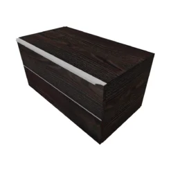 Schubladenschrank QUANDOS BOX, 1 Schub, B 1000 X T 440 X H 374 Mm, Mooreiche