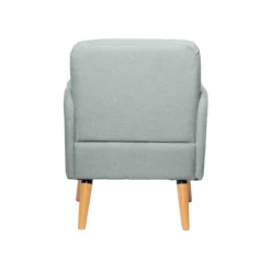 Sessel Paperflow Brooks, Massivholz, Retro-Design, Gepolstert, Polyester-Bezug, Grau -Berühmt Büromöbel Geschäft sessel paperflow brooks massivholz retro design gepolstert polyester bezug grau img WS 146586 C