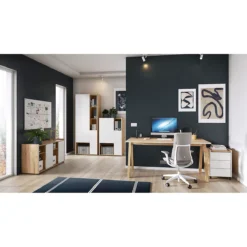 Sideboard Indianapolis, Oberboden, 3 Mittelseiten, 8 Fächer, 2 Schiebetüren, Möbelgleiter, B 1200 X T 400 X H 640 Mm, Holz, Eiche-Navarra/weiß 5 Sideboard Indianapolis, Oberboden, 3 Mittelseiten, 8 Fächer, 2 Schiebetüren, Möbelgleiter, B 1200 X T 400 X H 640 Mm, Holz, Eiche-Navarra/weiß -Berühmt Büromöbel Geschäft sideboard indianapolis oberboden 3 mittelseiten 8 faecher 2 schiebetueren moebelgleiter b 1200 x t 400 x h 640 mm holz eiche navarra weiss img SI 113826 C