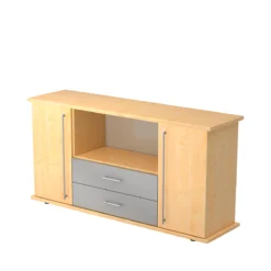 Sideboard Mit 2 Schubladen, Ahorn