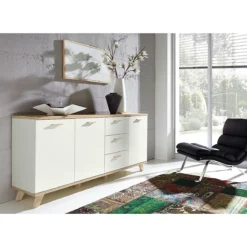 Sideboard OSLO, 3 Schübe, 3 Türen, B 1920 X T 400 X H 850 Mm, Weiß/Sanremo-Buche-Nb. 5 Sideboard OSLO, 3 Schübe, 3 Türen, B 1920 X T 400 X H 850 Mm, Weiß/Sanremo-Buche-Nb. -Berühmt Büromöbel Geschäft sideboard oslo 3 schuebe 3 tueren b 1920 x t 400 x h 850 mm weiss sanremo buche nb img SI 109524 C
