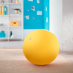 Sitzball Leitz Ergo Cosy, Stärkung Der Rücken- Und Rumpfmuskulatur, Stoffüberzug, ⌀ 650 Mm, Gelb -Berühmt Büromöbel Geschäft sitzball leitz ergo cosy staerkung der ruecken und rumpfmuskulatur stoffueberzug 650 mm farbauswahl img SI 141502 F