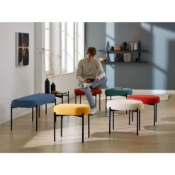 Sitzbank EasyChair® By Paperflow GAIA, Oval S, Stoffbezug Blau, 4-Fußgestell Mattschwarz, B 490 X T 380 X H 455 Mm 16 Sitzbank EasyChair® By Paperflow GAIA, Oval S, Stoffbezug Blau, 4-Fußgestell Mattschwarz, B 490 X T 380 X H 455 Mm -Berühmt Büromöbel Geschäft sitzbank easychair by paperflow gaia stoffbezug in diversen farben 4 fussgestell mattschwarz rund oder oval in diversen groessen img SI 147776 F