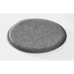 Sitzkissen Interstuhl F. Hocker/Stehhilfe UPis1, Ø 320 Mm, Rutschhemmende Unterseite, Schurwolle/PA, Hellgrau