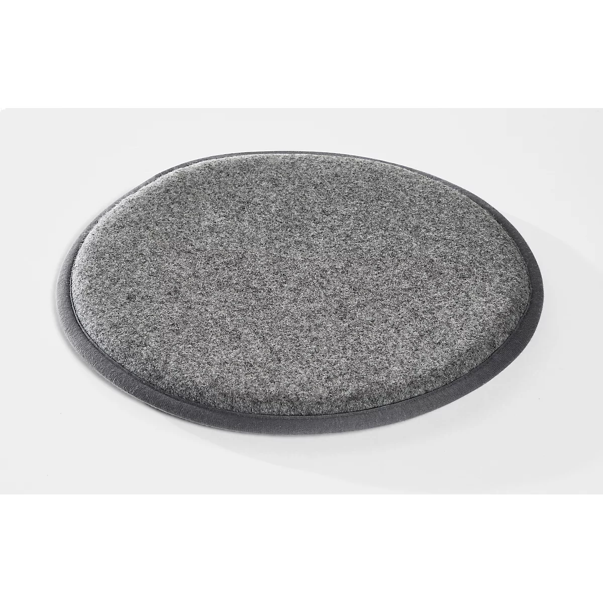 Sitzkissen Interstuhl F. Hocker/Stehhilfe UPis1, Ø 320 Mm, Rutschhemmende Unterseite, Schurwolle/PA, Hellgrau 1 Sitzkissen Interstuhl F. Hocker/Stehhilfe UPis1, Ø 320 Mm, Rutschhemmende Unterseite, Schurwolle/PA, Hellgrau