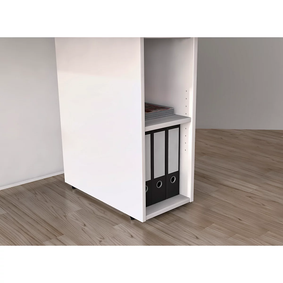 Stauraumelement Für Empfangstheken Pisa Und Faro, Ohne Tür 2 Stauraumelement Für Empfangstheken Pisa Und Faro, Ohne Tür – Bild 2