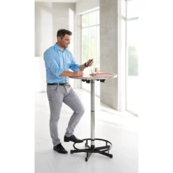 Stehtisch, Bistrotisch, Wetterfest, Ø 700 Mm, Beige Marmoriert -Berühmt Büromöbel Geschäft stehtisch bistrotisch wetterfest 700 mm beige marmoriert img SI 045000 Q A5