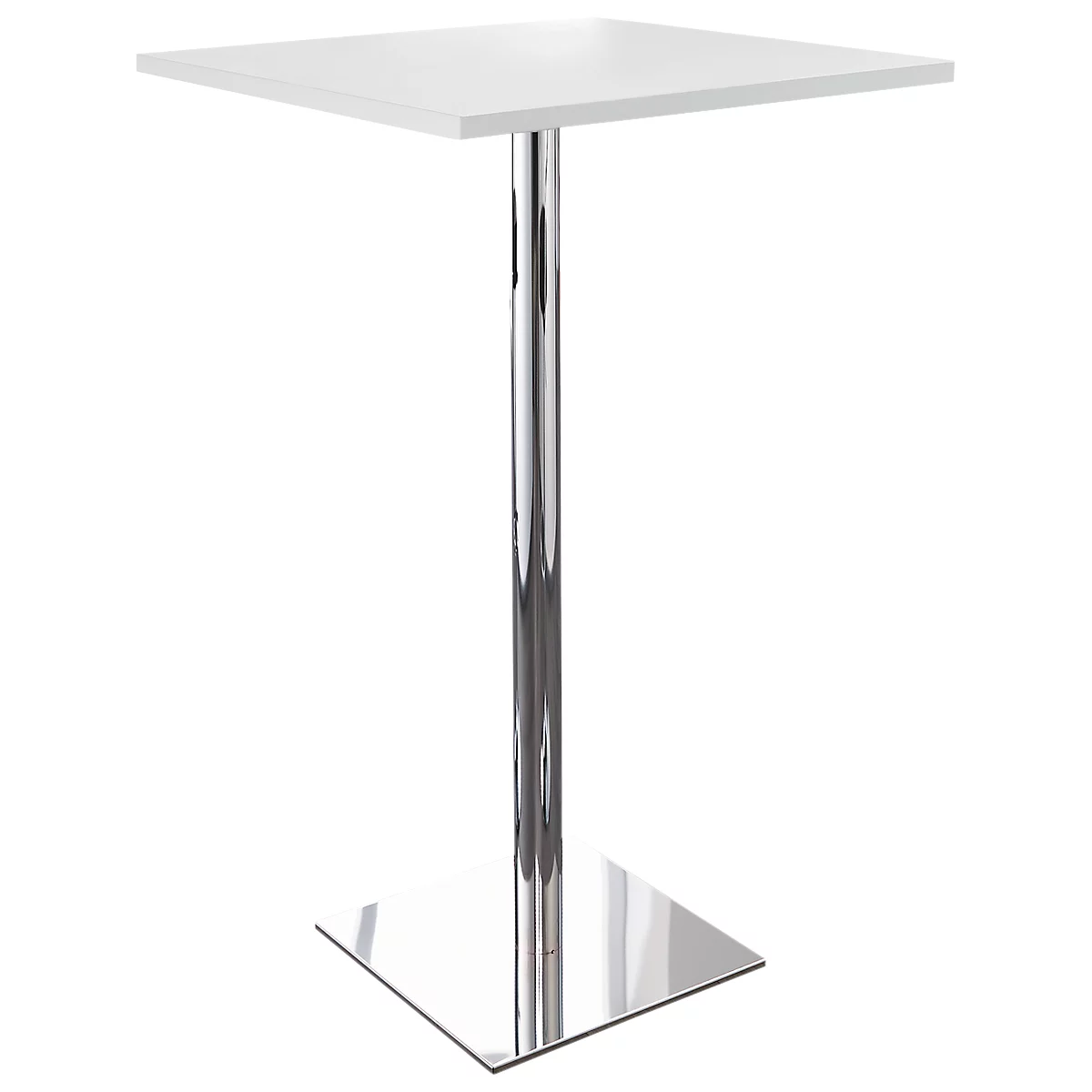 Stehtisch Quadratisch, Weiß 1 Stehtisch Quadratisch, Weiß
