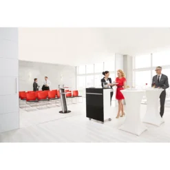 Stehtisch Quickstep Ohne Sonnenschirmöffnung, Desinfektionsmittelbeständig, Ø 700 Mm, Weiß -Berühmt Büromöbel Geschäft stehtisch quickstep ohne sonnenschirmoeffnung desinfektionsmittelbestaendig 700 mm weiss img SI 042700 D A3