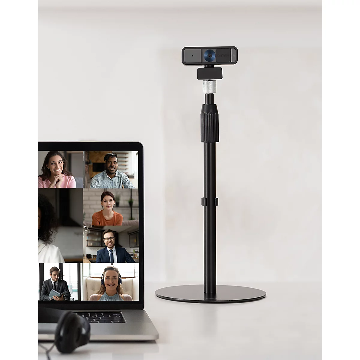 Teleskop-Stativ Kensington A1010, Für Mikrofone/Webcams/Beleuchtungssysteme, Höhenverstellbar, Schwarz 3 Teleskop-Stativ Kensington A1010, Für Mikrofone/Webcams/Beleuchtungssysteme, Höhenverstellbar, Schwarz – Bild 3