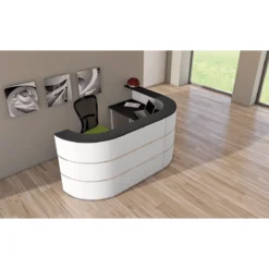 Theke Cento 6, 2 Eckelemente, 1 Gerades Theken-Elemente Und Tischelement, Sichtblende