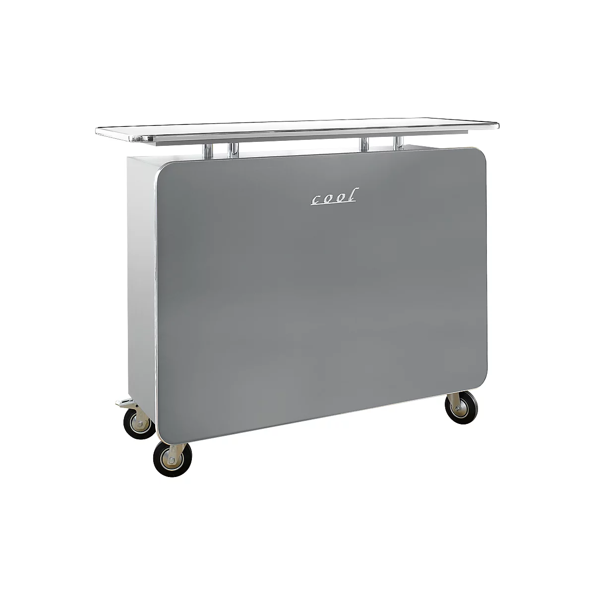Theke Cool, Alusilber Hochglänzend 1 Theke Cool, Alusilber Hochglänzend