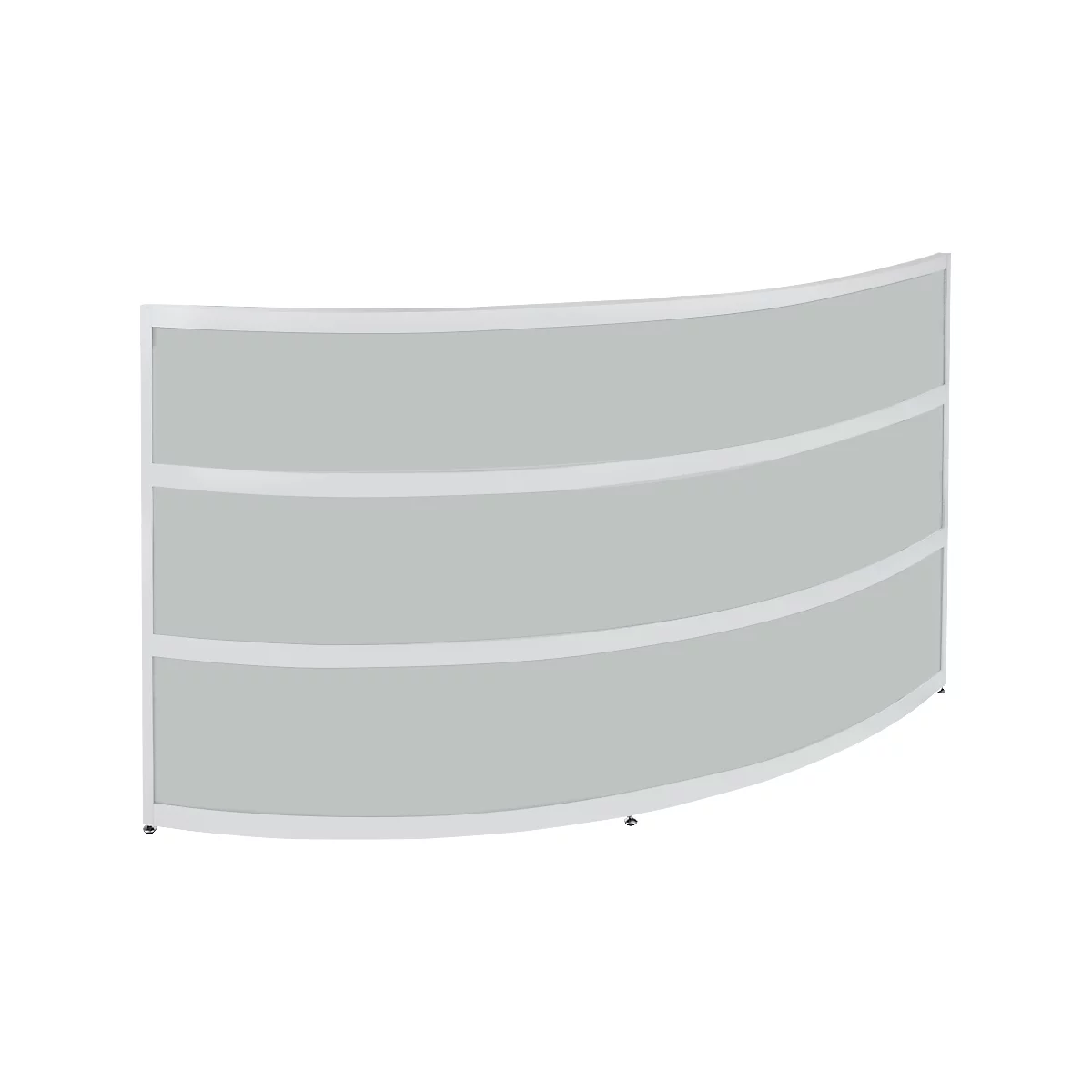 Theke Tool, Rund, B 1940 X T 850 X H 1100 Mm, Anthrazit/MDF Silber 1 Theke Tool, Rund, B 1940 X T 850 X H 1100 Mm, Anthrazit/MDF Silber