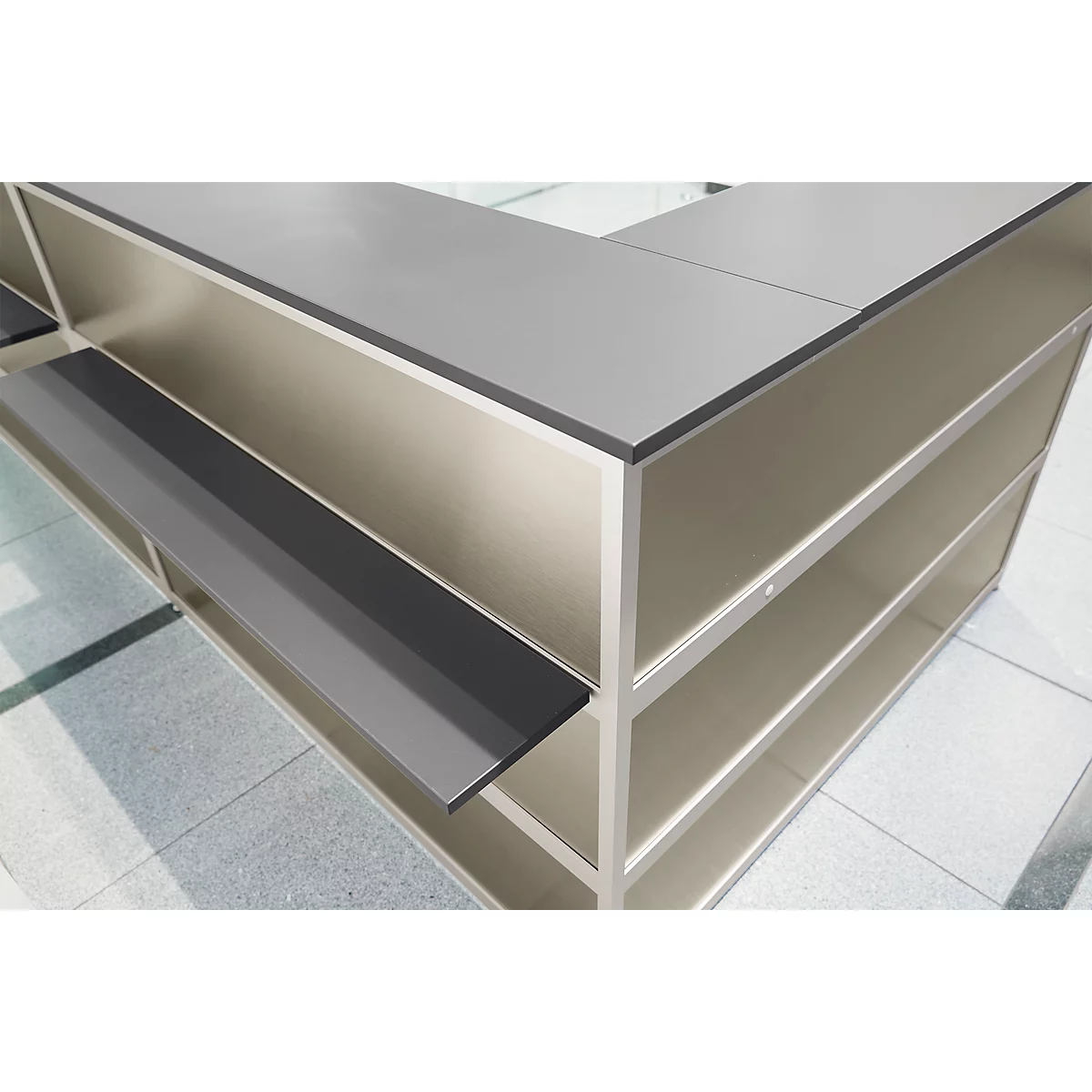 Thekentop Tool, Eckig, Anthrazit 2 Thekentop Tool, Eckig, Anthrazit – Bild 2