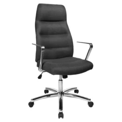 Topstar Chefsessel CHAIRMAN, Mit Armlehnen, Stoff, Anthrazit